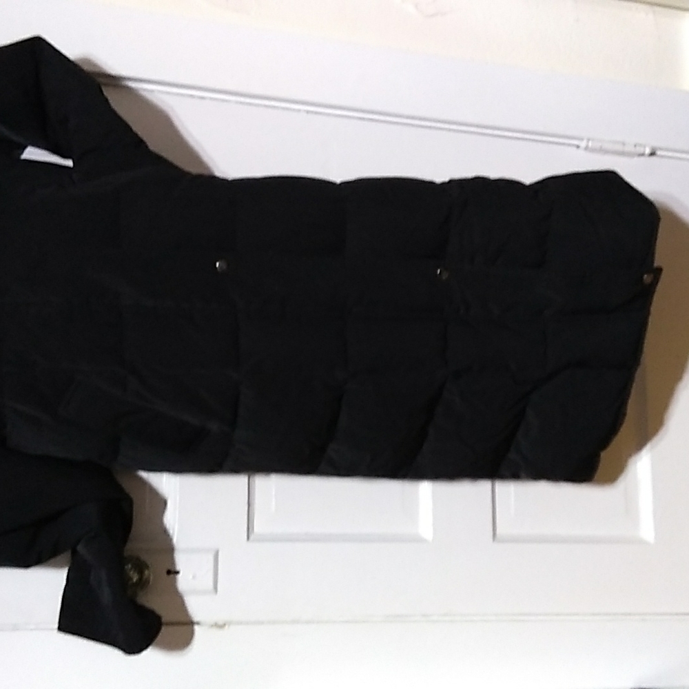 Anne Klein Waterfowl Feather Down Puffer Coat Opt.Fox Fur Trim Hood -LIKE NEW - Picture 2 of 12